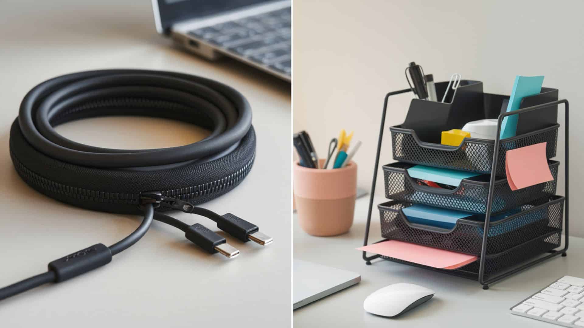 cables for remote work setup