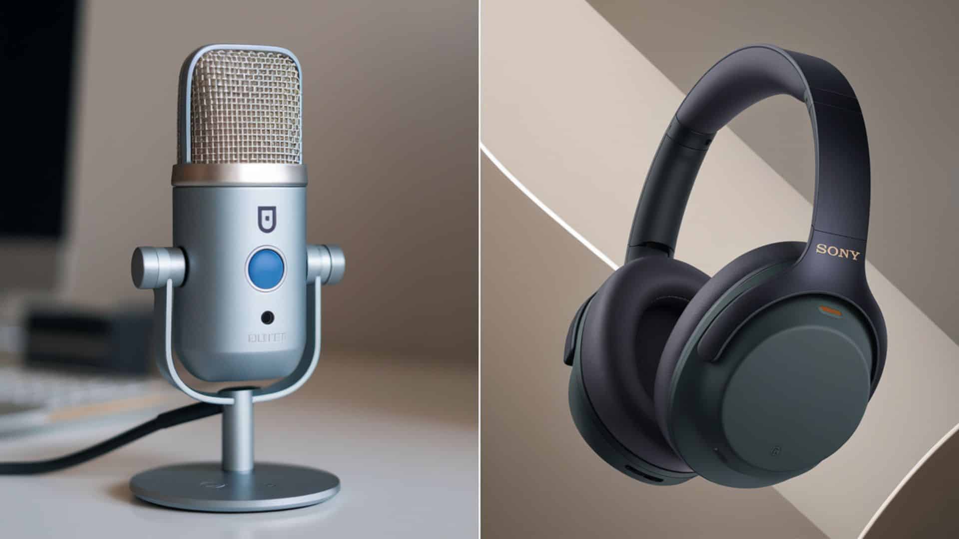microphone and headset for remote work setup
