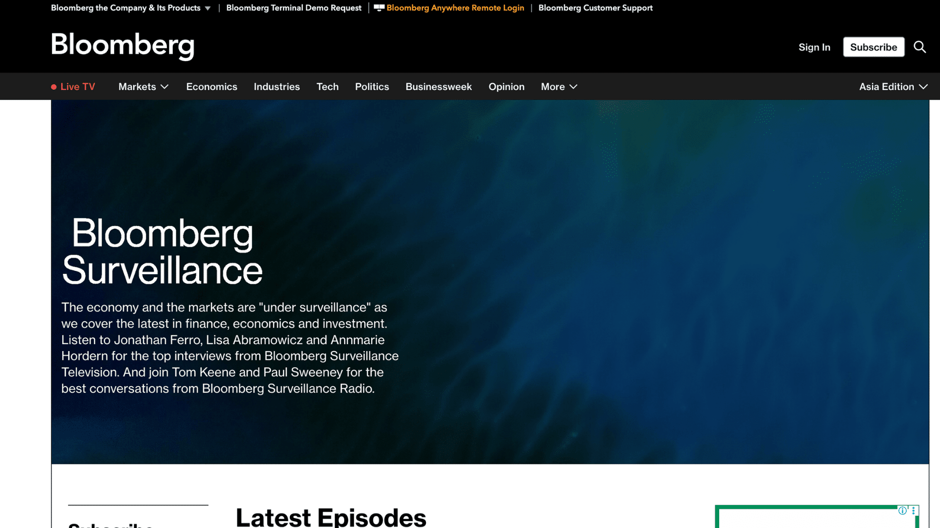 Bloomberg-Surveillance